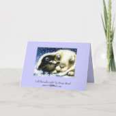 Pour Fêtes Annuelles Joyeuses cartes de Noël (Dos)