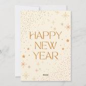 Pour Fêtes Annuelles Joyeuses cartes de nouvelle année (Dos)
