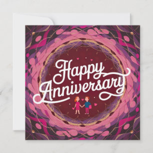 Pour Fêtes Annuelles Joyeux Anniversaire Cartes Élégant