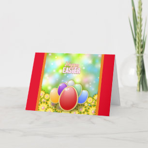 Pour Fêtes Annuelles Joyeux Cartes de fin de année floraux du Bunny de