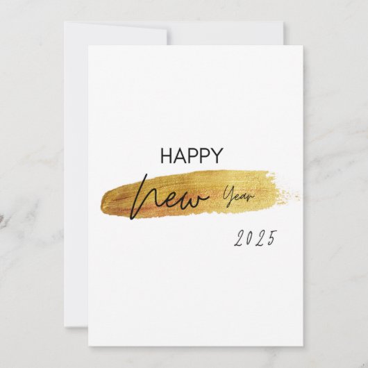 POUR FÊTES ANNUELLES JOYEUX NOUVEL AN 2025 CARTES DE VOEUX (Devant)