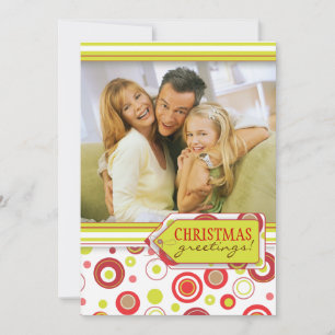 Pour Fêtes Annuelles Joyeux Polka Point Deux Cartes photos