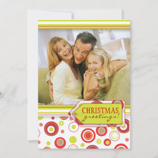 Pour Fêtes Annuelles Joyeux Polka Point Deux Cartes photos
