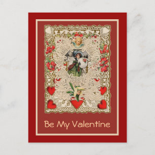Pour Fêtes Annuelles Lacy Design Victorian Valentine Cartes de voeux