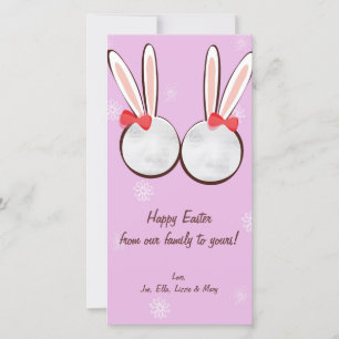 Pour Fêtes Annuelles Lapin de Pâques Cartes photos de Pâques