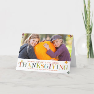 Pour Fêtes Annuelles L'automne part Thanksgiving Photo Greffards Cartes
