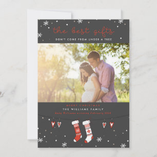 Pour Fêtes Annuelles Les meilleures cartes de Noël de grossesse