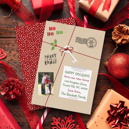 Pour Fêtes Annuelles Livraison de Noël Nouvelle maison Cartes de déména