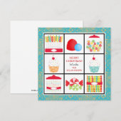Pour Fêtes Annuelles Magasin de bonbons Cartes de Noël d'affaires (Devant / Derrière)