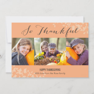 Pour Fêtes Annuelles Merci aux Cartes photos de Thanksgiving