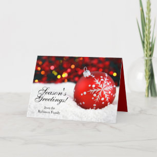 Pour Fêtes Annuelles Neige et cartes de Noël personnalisées par
