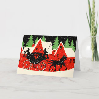 Pour Fêtes Annuelles Noël Vintage - Cartes Art Déco