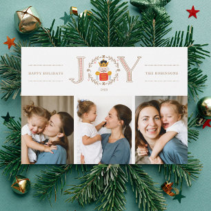 Pour Fêtes Annuelles Nutcracker Prince Cartes photos de vacances