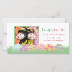 Pour Fêtes Annuelles OEufs de Pâques Cartes de voeux de Pâques
