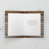 Pour Fêtes Annuelles Or en bois rustique maçonnique des cartes de Noël (Intérieur)