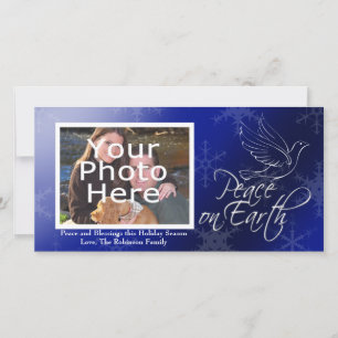 Pour Fêtes Annuelles Paix sur Noël de la terre ou des cartes photos de