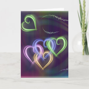 Pour Fêtes Annuelles Pastel Hearts Toutes les cartes de notes d'Ocassio