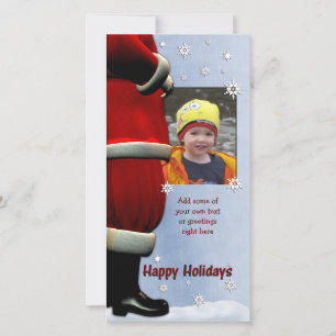 Pour Fêtes Annuelles Père Noël Cartes photos de vacances