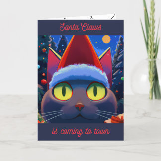 Pour Fêtes Annuelles Père Noël Claws sur les cartes de Noël