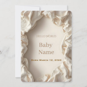 Pour Fêtes Annuelles Petits Débuts – Cartes d'Annonce de Naissance de B