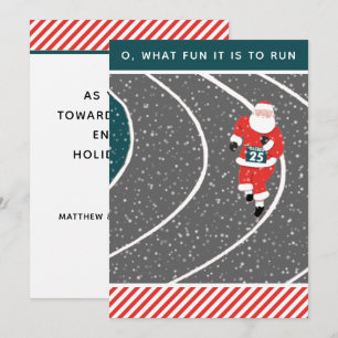 Pour Fêtes Annuelles Piste et exécution sur le terrain Cartes de Noël