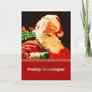 Pour Fêtes Annuelles Prettige Kerstdagen. Cartes de Noël en néerlandais