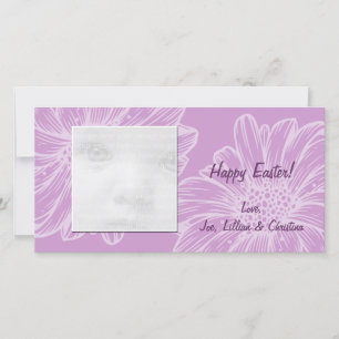 Pour Fêtes Annuelles Purple Daisy Cartes photos de Pâques