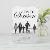 Pour Fêtes Annuelles Simplement de belles cartes photos de Noël (Debout devant)