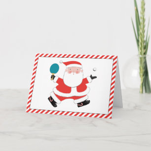 Pour Fêtes Annuelles Tennis de table Ping-Pong Cartes de fin de année d