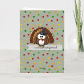 Pour Fêtes Annuelles turkowl - Cartes d'action de grâces et plus (Dos)