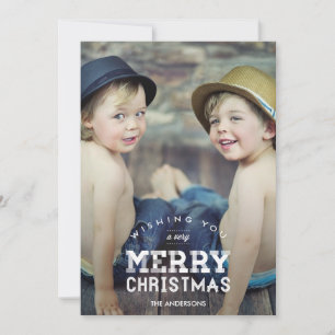 Pour Fêtes Annuelles Vintage Noël Cartes photos de vacances