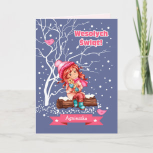 Pour Fêtes Annuelles Wesołych Świąt. Cartes de Noël en polonais
