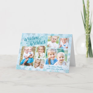 Pour Fêtes Annuelles Winter Whimsy Collage Cartes photos de vacances