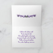 Pour Fêtes Annuelles Yule Blessings : Cartes de voeux (Intérieur)