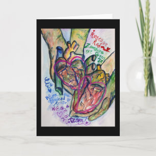 Pour Fêtes Annuelles Zombie Love Poem Greeting ou Note Cartes d'Art