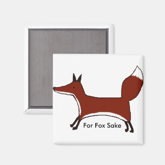 Pour Fox Sake - Magnet - OEuvre originale (Recto/Verso)