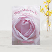 pour Godmère une carte de fête des Mères avec une  (Fleur jaune)