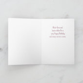 Pour grand-mère ! Belle Carte d'Anniversaire (Intérieur)