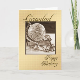 Pour Grand-mère, une carte d'anniversaire traditio