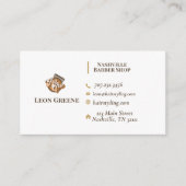 Pour Gro Barber Carte de visite (Devant)