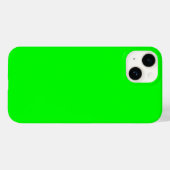 Pour iPhone 14 Code hexadécimal vert néon 00FF00 Coque Samsung (Verso (horizontal))
