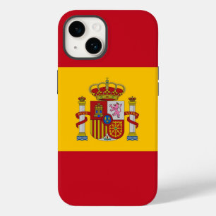 Pour iPhone 14 Coque Apple patriotique, Espagne drapeau Coque-Mat