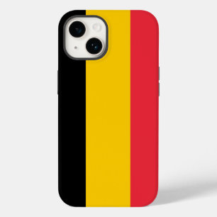 Pour iPhone 14 Coque Apple patriotique-Mate, Belgique Coque Drape