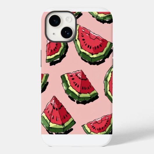 Pour iPhone 14 coque de pastèque (Verso)