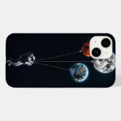 Pour iPhone 14 coque de téléphone espace (Verso (horizontal))
