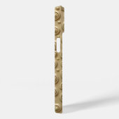 Pour iPhone 14 Coque de téléphone Khaki texturée avec motif en sp (Verso / Droite)