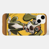 Pour iPhone 14 coque personnalisé chien (Verso (horizontal))
