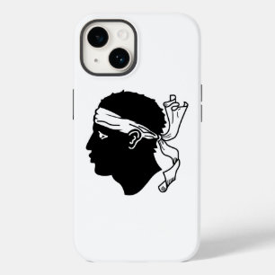 Pour iPhone 14 Coque Pomme Patriotique-Mate, Coque Drapeau Corse-