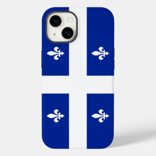 Pour iPhone 14 Coque pomme patriotique-Mate, drapeau du Québec Co