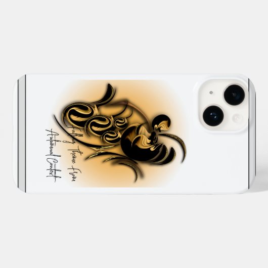 Pour iPhone 14 "Falling Theme from Autumnal Context", coque iphon (Verso (horizontal))